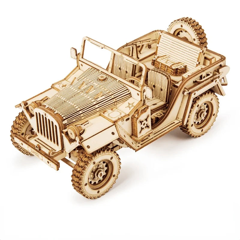 Train Model 3D Wooden Puzzle Toy Assembly Locomotive Model Building Kits for Children Kids Birthday Gift Wooden Building Toys
