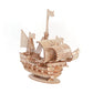 3D Sailboat Wooden Puzzle Assembly Model Puzzle DIY Wooden Crafts 3D Puzzle Toys Gifts