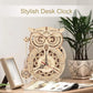 161PCS Adult 3D Wooden Puzzle Owl Clock - Mechanical Model Making Kit Men Women DIY Handmade Puzzle Clock Puzzle